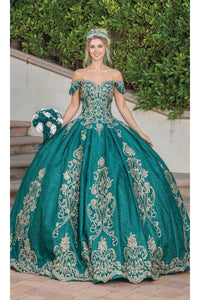 Green And Gold Quinceanera Dresses