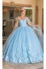 Dancing Queen Dresses DQ-1778 Quinceanera for Show-Stopping Elegance - Sky Blue / XS - Dress