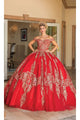 Dancing Queen Dresses DQ-1783 Quinceanera for Unforgettable Glamour - Red / XS - Dress