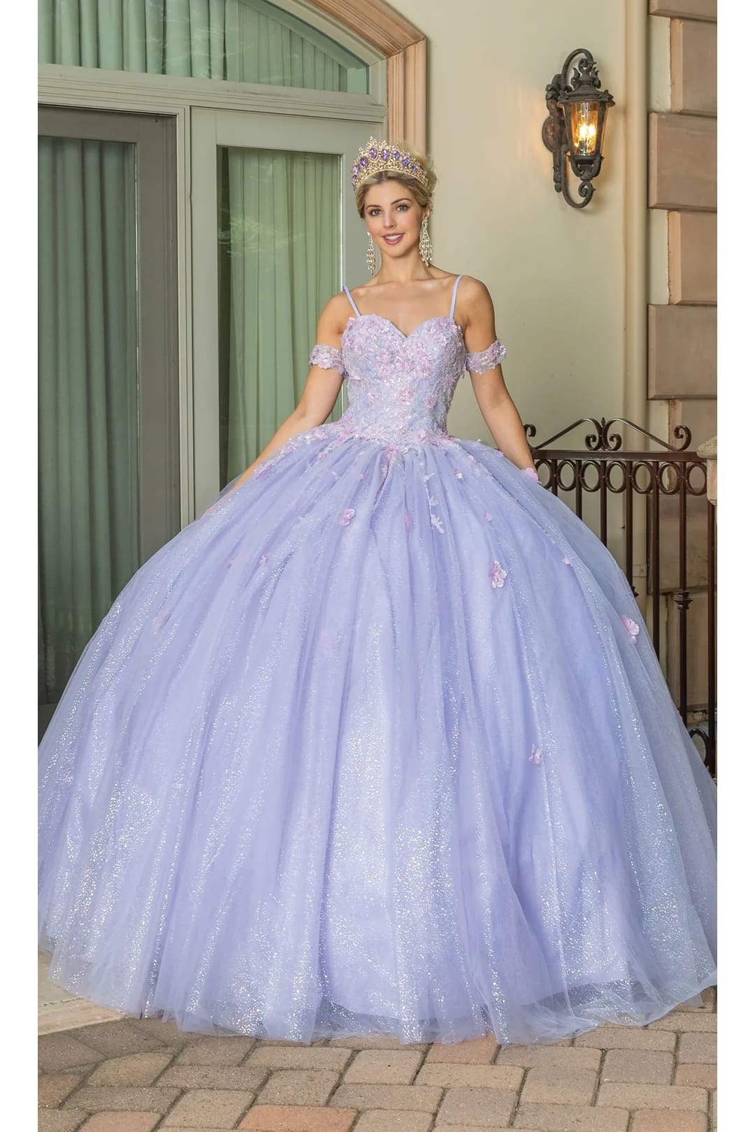 Dancing Queen Dresses DQ-1785 Quinceanera Gown for Timeless Beauty - Lilac / XS - Dress