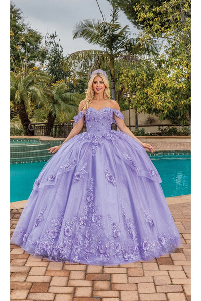 Dancing Queen Dresses DQ-1788 Quinceanera Gown for Unmatched Elegance - Lilac / XS - Dress