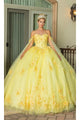 Dancing Queen Dresses DQ-1788 Quinceanera Gown for Unmatched Elegance - Yellow / XS - Dress