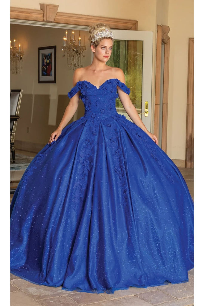 Dancing Queen Dresses DQ-1790 Quinceanera Gown for Timeless Grace - Royal Blue / XS - Dress