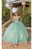 Dancing Queen Dresses DQ-1831 Quinceanera Gown for Timeless Beauty - Sage / XS - Dress