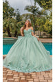 Dancing Queen Dresses DQ-1833 Quinceanera Gown for Timeless Elegance - Sage / XS - Dress