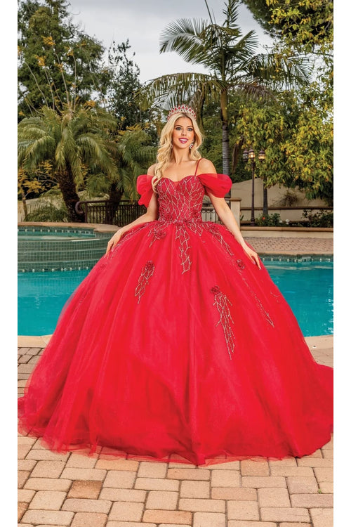 Dancing Queen Dresses DQ-1879 Sparkling Quinceañera Ball Gown - Dress