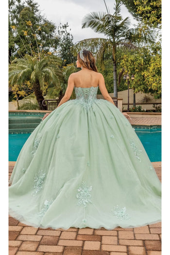 Dancing Queen Dresses DQ-1893 Sparkling Quinceañera Ball Gown - Dress
