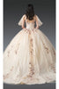 Dancing Queen Dresses DQ-1926 Quinceañera Champagne Ball Gown - Dress