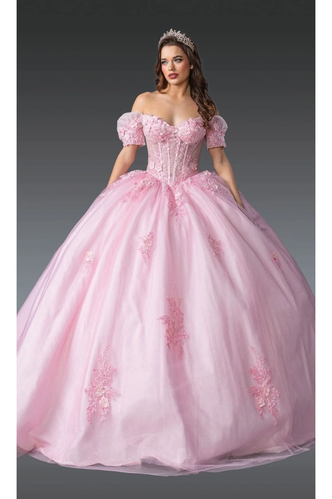 Dancing Queen Dresses DQ-1932 Quinceañera Gown Timeless Elegance - Blush / XS - Dress