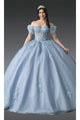 Dancing Queen Dresses DQ-1932 Quinceañera Gown Timeless Elegance - Gray / XS - Dress
