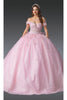 Dancing Queen Dresses DQ-1933 Quinceañera Gown Radiate Elegance and Charm - Blush / XS - Dress