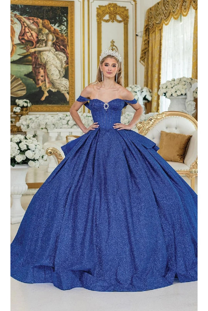 Dancing Queen Dresses DQ-1937 Quinceañera Radiant & Royal Elegance - Royal Blue / XS - Dress