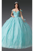 Dancing Queen Dresses DQ-1937 Quinceañera Radiant & Royal Elegance - Mint / XS - Dress