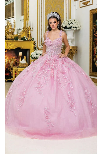 Dancing Queen Dresses DQ-1948 Quinceañera Gown Unveil Timeless Elegance - Pink / XS - Dress
