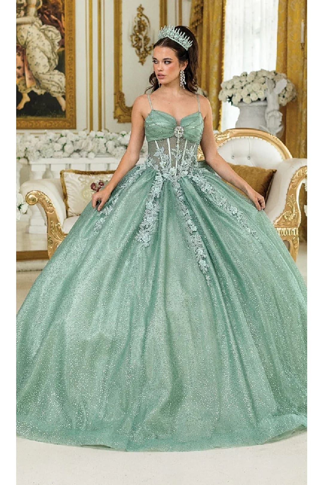 Dancing Queen Dresses DQ-1958 Captivating Quinceañera Gown of Charm - Dress