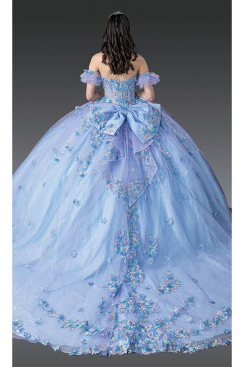 Dancing Queen Dresses DQ-1969 Elegant Blue Quinceañera for Memories - Dress