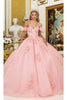 Dancing Queen Dresses DQ-1976 Quinceañera Gown of Luxury and Style - Blush / XS - Dress