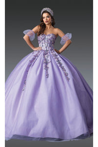 Dancing Queen Dresses DQ-1977 Lilac Quinceañera for Your Special Day - Lilac / XS - Dress