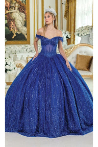 Dancing Queen Dresses DQ-1982 Timeless Elegance Quinceañera Dream Gown - Royal Blue / XS - Dress