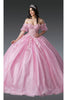 Dancing Queen Dresses DQ-1991 Gorgeous Quinceañera Princess Dress - Pink / XS - Dress