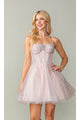 Dancing Queen Dresses DQ-3389 Short Fit-and-Flare Homecoming Dress - Dress