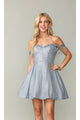 Vestido del Gran Gatsby para mujer, estilo plateado, DQ-3392