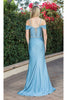 Dancing Queen Dresses DQ-4292 Off-the-Shoulder Dress with Beaded Bodice - Dress