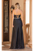 Dancing Queen Dresses DQ-4324 Long Strapless Dress with Beaded Waist - Dress