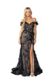 Dancing Queen Dresses DQ-4457 Long Black and Nude Prom Dress - Black/Nude / XS - Dress
