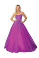Dancing Queen Dresses DQ-4460 Long Magenta Prom Ball Gown - Magenta / XS - Dress