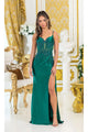 Dancing Queen Dresses DQ-4472 Long Hunter Green Prom Dress - Hunter Green / S - Dress