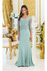 Dancing Queen Dresses DQ-4475 Elegant Long Formal Dress - Sage / S - Dress