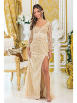 Dancing Queen Dresses DQ-4479 Long Prom Dress with Sparkling Details
