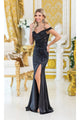 Dancing Queen Dresses DQ-4514 Long Black Prom Dress for Classic Night - Black / XS - Dress