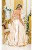 Dancing Queen Dresses DQ-4520 Sheer-Waist Dress for a Glamorous Event - Dress