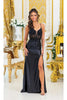 Dancing Queen Dresses DQ-4524 Elegant Black Long Dress for Your Night - Dress