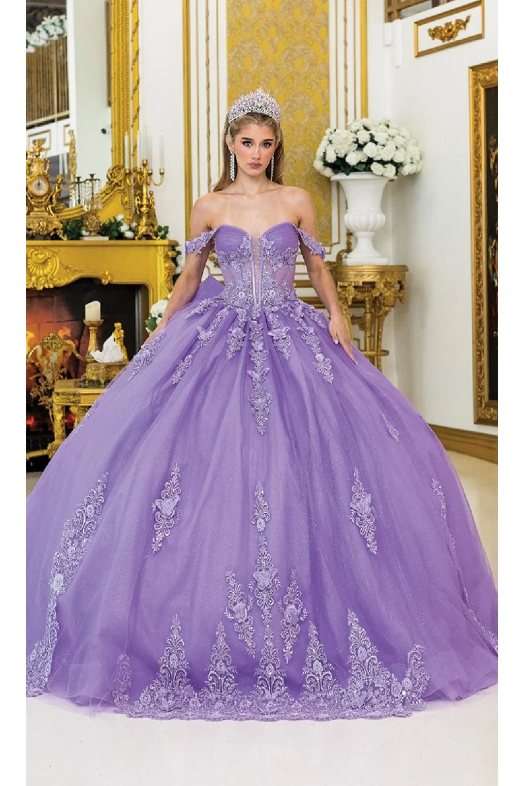 Dancing Queen Dresses DQ-5000 Timeless Quinceañera Elegance - Lilac / XS - Dress