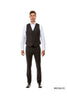 Dark Grey Zegarie Suit Separates Solid Men’s Vests For Men MV346-03 - Suit-separates