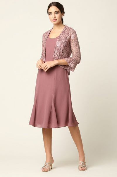Eva USA Mauve Mother of the Bride Dress