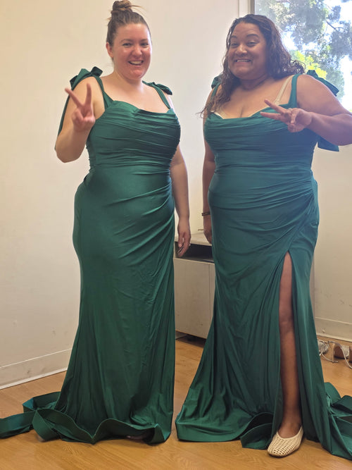 Plus Size Dress Long Simple Stretchy Evening Gown