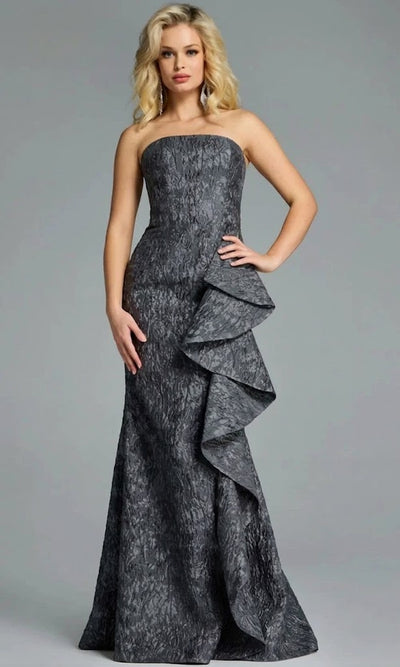 Sophisticated Style: Jovani 41134 Strapless Evening Gown
