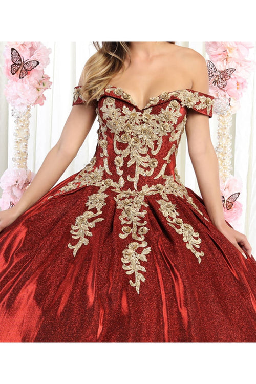 Embroidered Quinceanera Dress