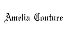 Elegant black text displaying ’Amelia Couture’ in an ornate gothic-style font.