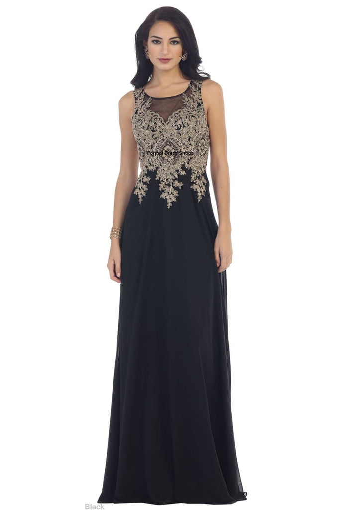 Elegant Engagement Gown - Black / 8