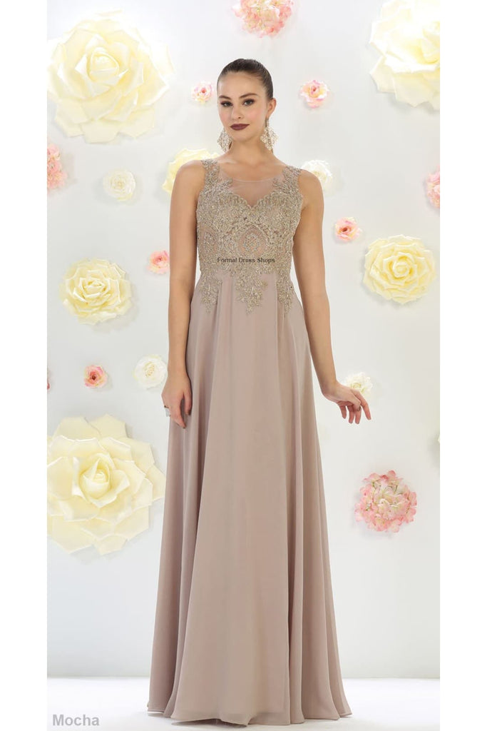 Elegant Engagement Gown - Mocha / 4