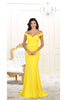 Elegant Wedding Gown - Yellow / 10