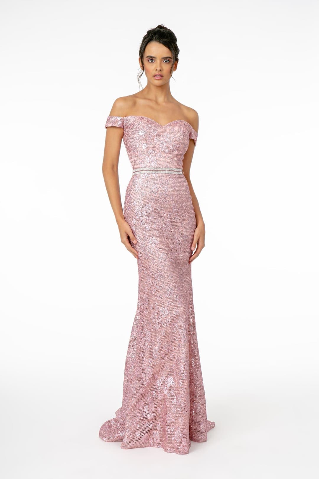 Mermaid Prom Formal Gown - LAS1829 - FUCHSIA / XS