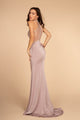 Choker Neckline Prom Gown