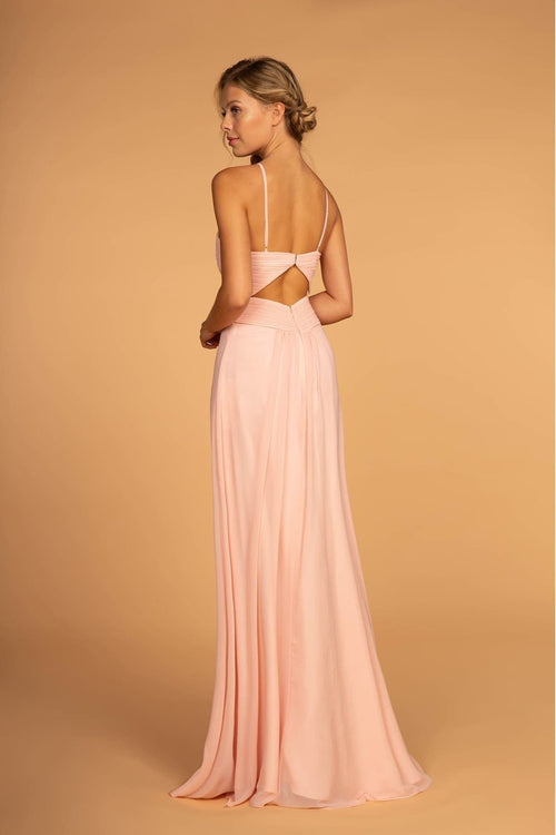 Halter Bridesmaids Simple Dress