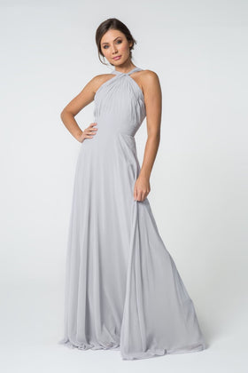 Halter Bridesmaid Dress by Elizabeth KGL2816